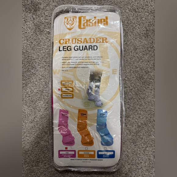 Cashel Other - Crusader Leg Guard - Pink Set of 2